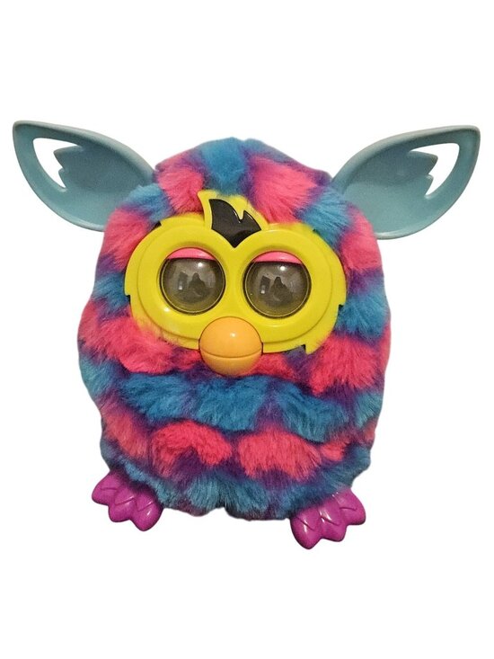 Tiger Electronics Other - Hasbro 2012 Interactive Talking Pink & Blue Hearts Plush Furby Boom Toy